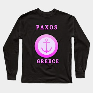 Paxos Greece Long Sleeve T-Shirt